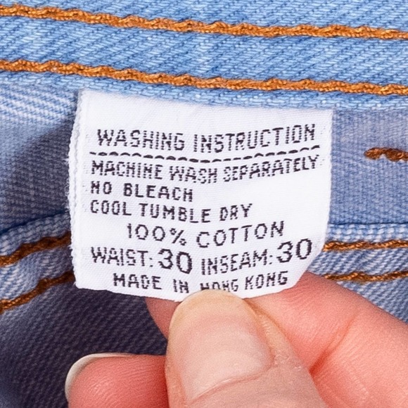 70s Gap Light Wash Flared Jeans - Petite Extra Small | Vintage High Waisted - Picture 7 of 8